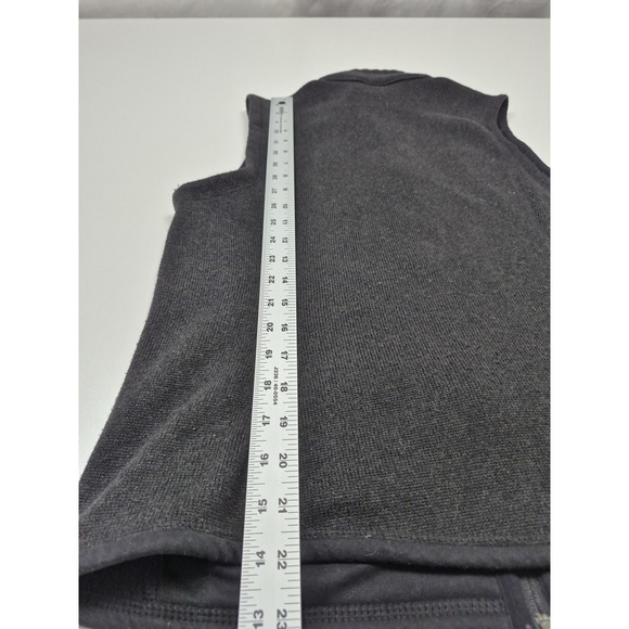 Patagonia Better Sweater Vest Women's Black Fleece Full Zip Xandr Logo Corp - Picture 9 of 12
